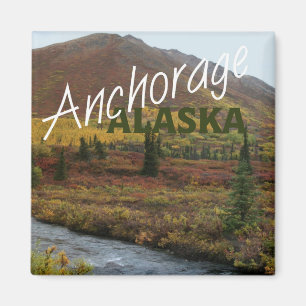 Andenken-Kühlschrankmagnet Anchorages Alaska USA Magnet