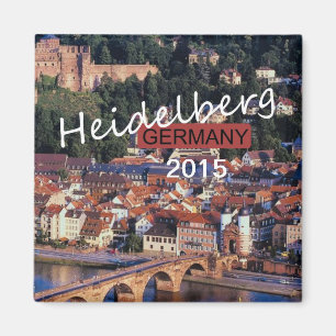Andenken-Magnet-Änderungs-Jahr Heidelbergs Magnet