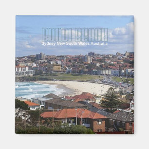 Andenken-Magnet Bondi Strand-Sydneys Australien Magnet