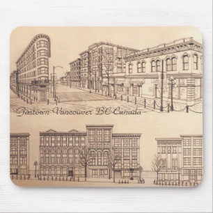 Andenken-Mausunterlage Gastown Geschenke Mousepad