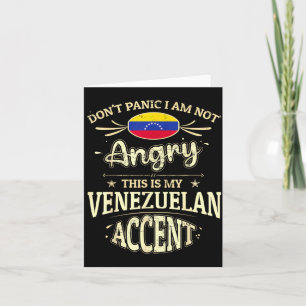 Andenken mit Venezuela-Flagge für venezolanische M Karte