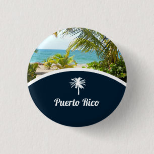 Andenken: Puerto- Ricostrand: Button