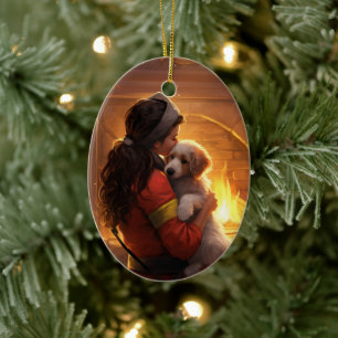 Andenken-Schmuck für Haustiere, Geschenk für Papil Keramik Ornament