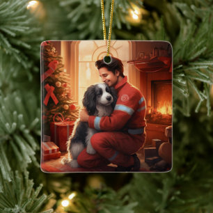 Andenken-Schmuck für Haustiere, Geschenk für Papil Keramikornament