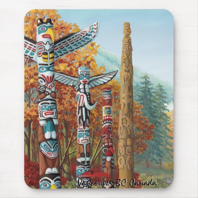 Andenken-Vancouver-Kunst-Geschenke Vancouvers Mousepad (Vorne)