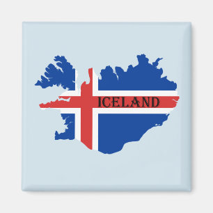 Andenkenmagnet von Island Magnet