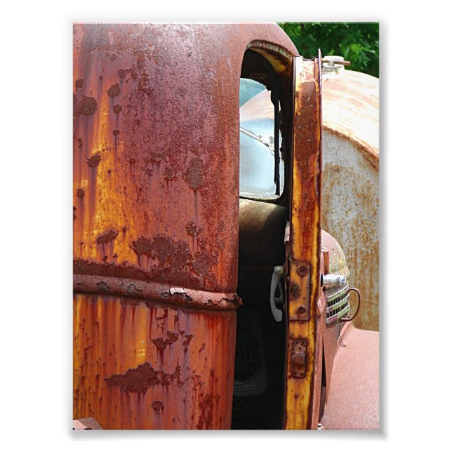 Andere Ansicht eines alten LKW Fotodruck (Vorne)