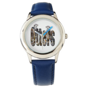 Andere Bilder Logo mit Otters, Kinder Armbanduhr