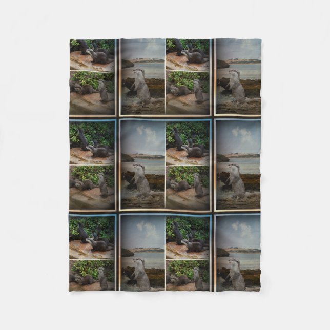 Andere drei Bilder Collage, klein Fleecedecke (Vorderseite)