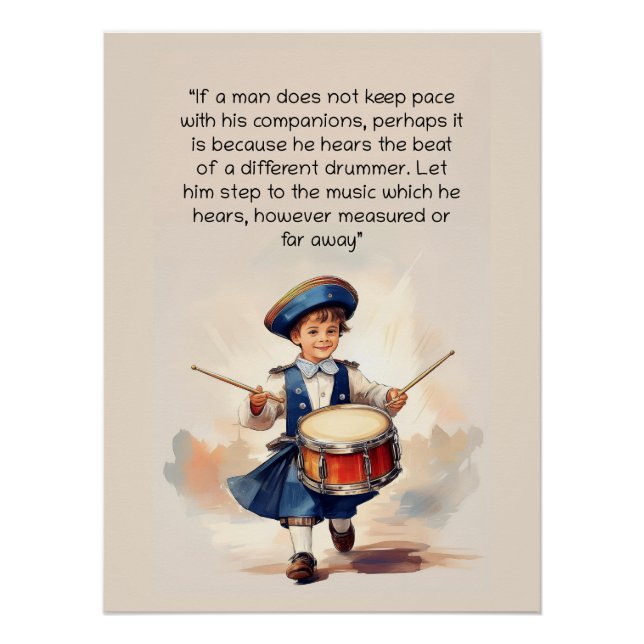 Andere Drummer Art Poster (Vorderseite)