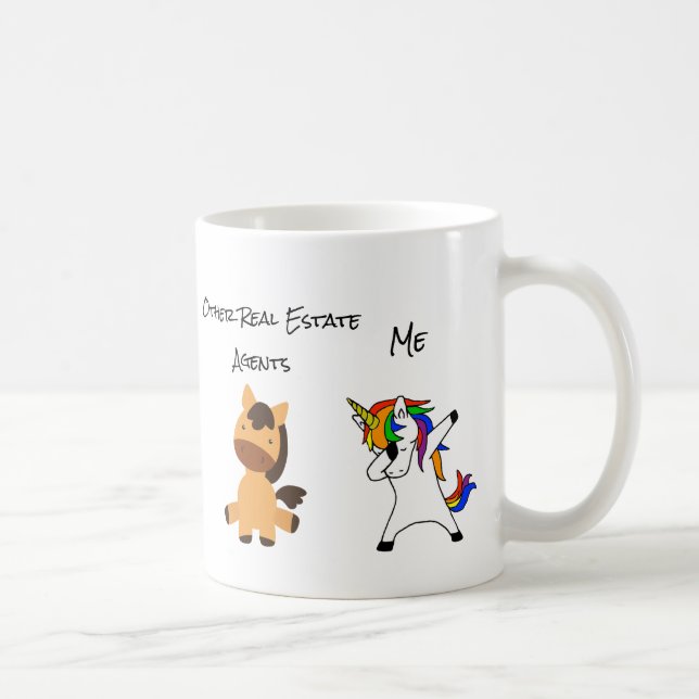 Andere echte Anwesen Agenten Funny Me Einhorn Kaffeetasse (Rechts)