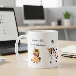 Andere HR-Experten Mich Einhorn Human Resources Kaffeetasse