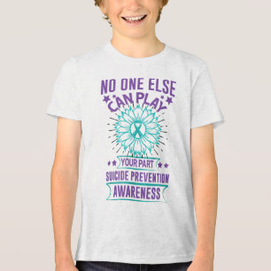 Andere können Ihren Teil Suizidprävention Awarene Tri-Blend Shirt