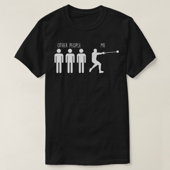 Andere Leute, die Hammer machen und die Spur wegwe T-Shirt (Design vorne)