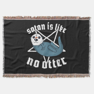 Andere Liebhaber Satanic Pentagramm Satan Otter G Decke