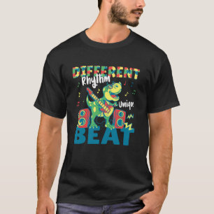 Andere Rhythmik Einzigartiger Beat T-Rex Autismus T-Shirt