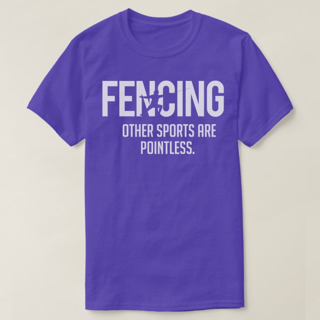 Andere Sportarten sind sinnlos weiß T-Shirt (Design vorne)
