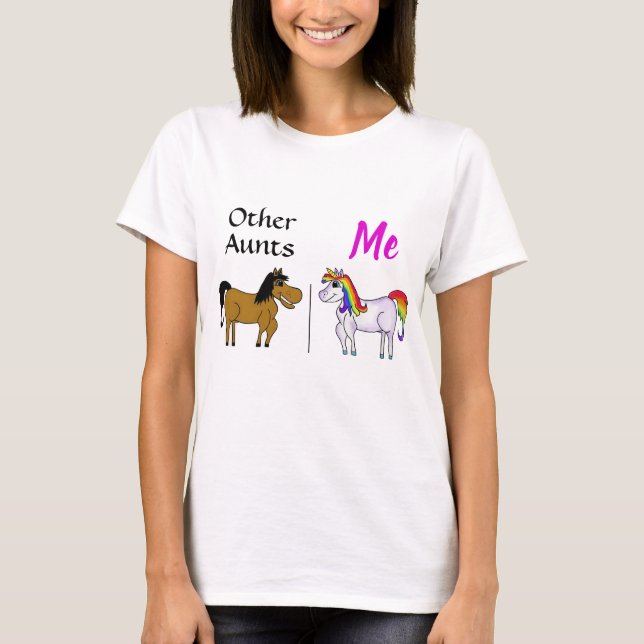 Andere Tanten ich Tante T-Shirt (Vorderseite)