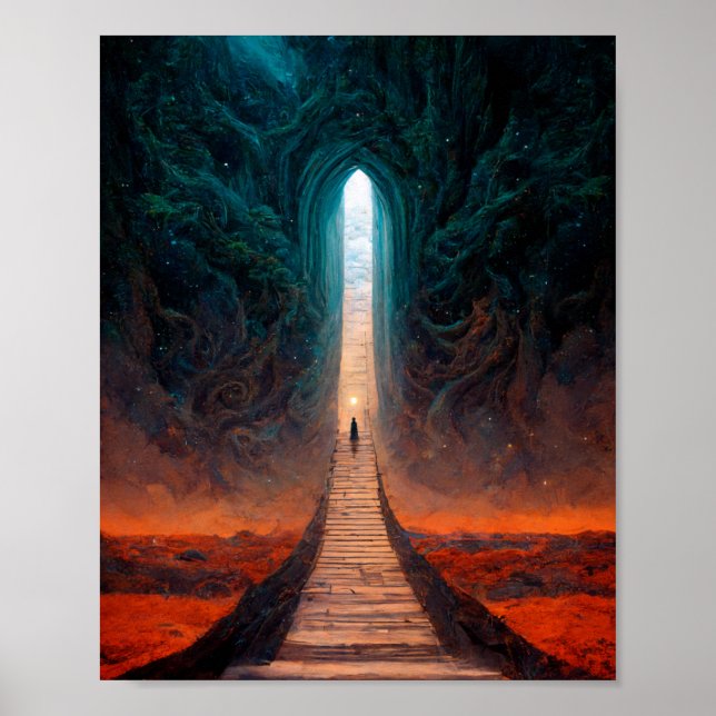 Andere Welt Road 2 Fantasy Art Poster (Vorne)