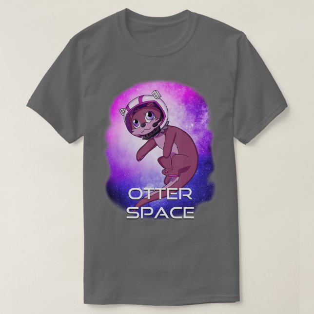 Andere Weltraumbahnhöfe Sea River Otter T-Shirt (Design vorne)