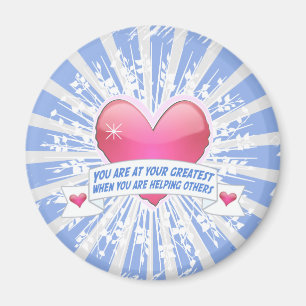 anderen helfen magnet