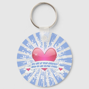 anderen helfen schlüsselanhänger