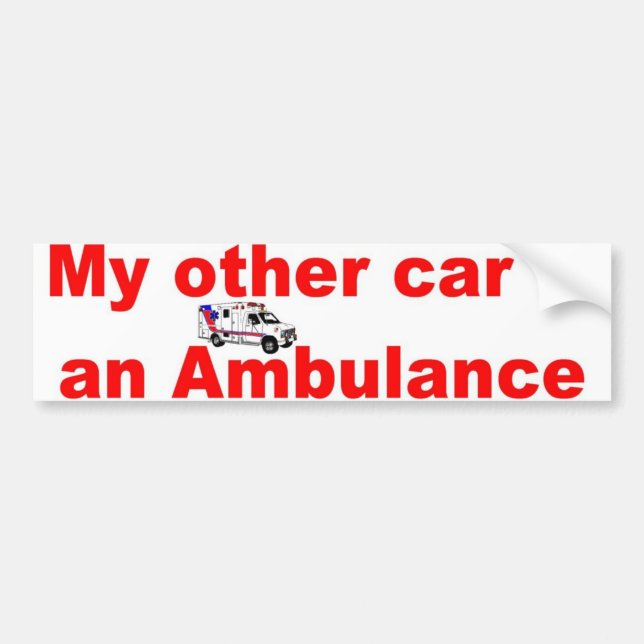 anderer Autokrankenwagen Autoaufkleber (Vorne)