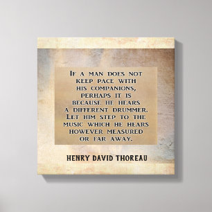 Anderer Drummer — Canvas Print Leinwanddruck