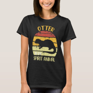 Anderer ist mein Geist Tier Niedliches Meer Otter T-Shirt