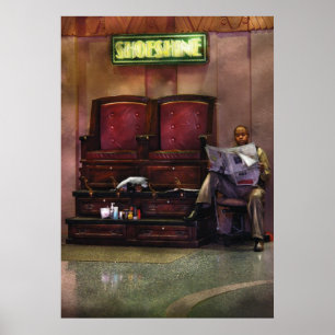 Anderes - shine-Stand des Lees der Schuh Poster