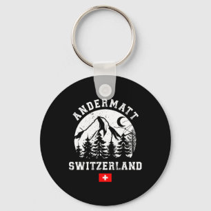 Andermatt Schweiz Skigebiet Alpen Skipass Schlüsselanhänger