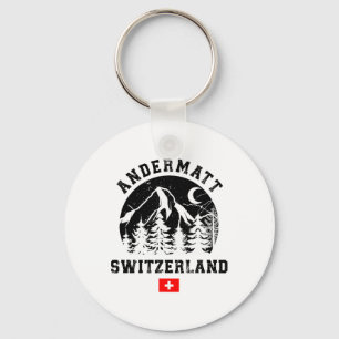 Andermatt Schweiz Skigebiet Alpen Skipass Schlüsselanhänger