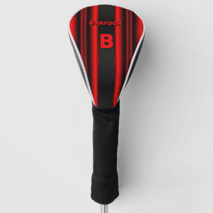 Ändern des anfänglichen Namens rot auf schwarzen S Golf Headcover