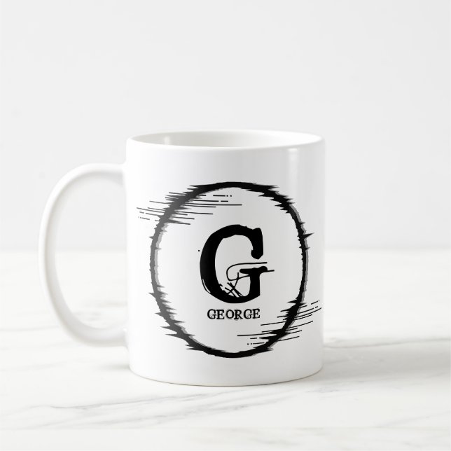 Ändern des anfänglichen Namensverzerrungskreises E Kaffeetasse (Links)