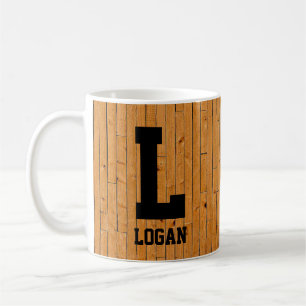 Ändern des Anfangsnamens H I J K L N Holzblende Kaffeetasse