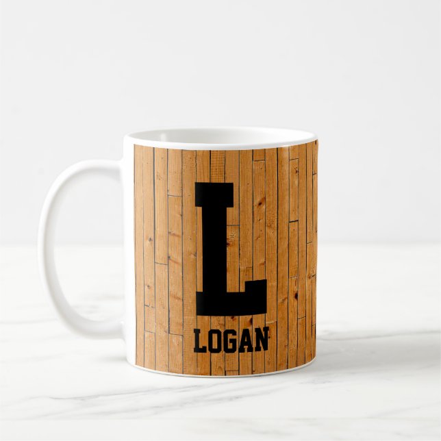 Ändern des Anfangsnamens H I J K L N Holzblende Kaffeetasse (Links)