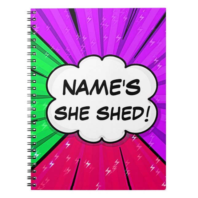 Ändern des Comic-Stils für alle Texthinzufügen Notizblock (Vorderseite)