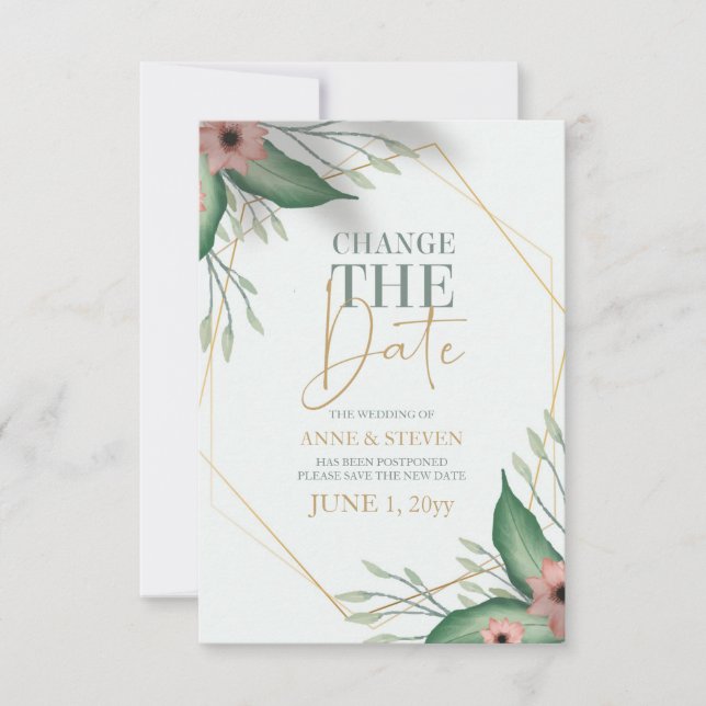 Ändern des Datums der Aufschiebungsankündigung Ankündigung (Vorderseite)