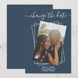 Ändern des Datums, in dem das Foto Hochzeitskarte  Save The Date