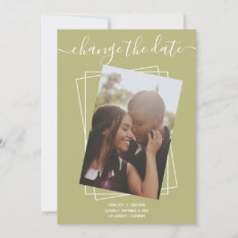 Ändern des Datums, in dem das Foto Hochzeitskarte  Save The Date