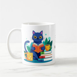 Ändern des Namens Coole Katzen als Lesebücher anpa Kaffeetasse