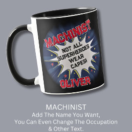 Ändern des Namens Text, MACHINIST nicht alle Super Tasse
