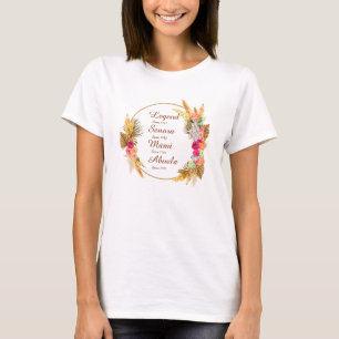 Ändern JEDER Name Datum Legende Senora Mami Abuel T-Shirt