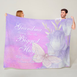 Ändern Sie ALLE TEXT Großer Umarmung senden für Ma Fleecedecke