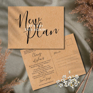 Ändern Sie das Datum, an dem das stornierte Ereign Postkarte