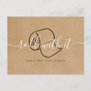 Ändern Sie das Datum, an dem die Rustikal abgesagt Postkarte