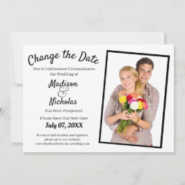 Ändern Sie das Datum, an dem Foto Hochzeit hinzuge Save The Date