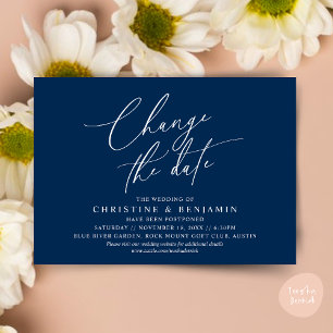 Ändern Sie das Datum, Rett unsere neue Hochzeitska Einladung