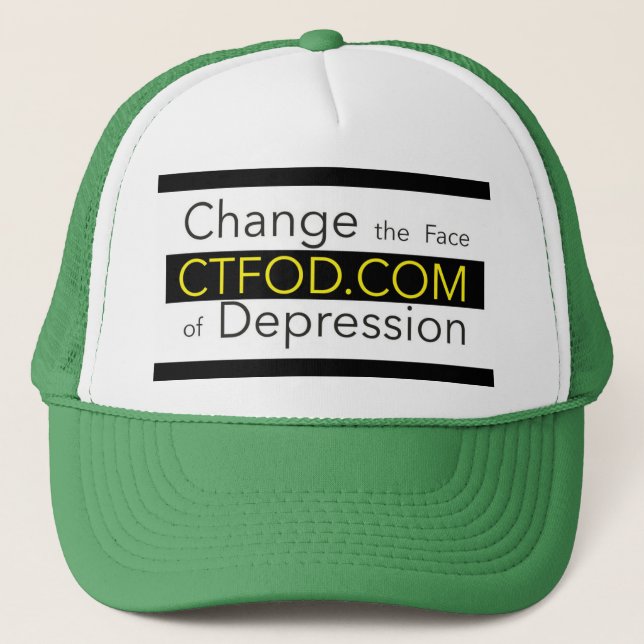 Ändern Sie das Gesicht der Depression_ CTFOD Banne Truckerkappe (Vorderseite)