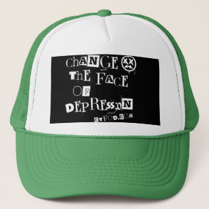 Ändern Sie das Gesicht der Depression;on Truckerkappe